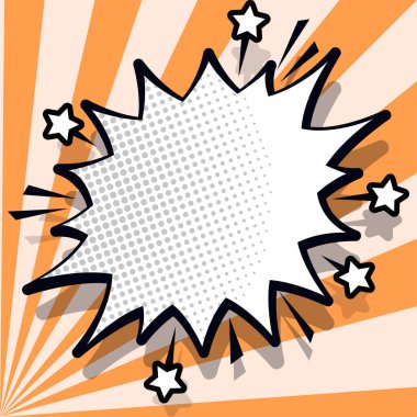 Comics Design Frames. Photo Frame Set With Explosion For Add Collage