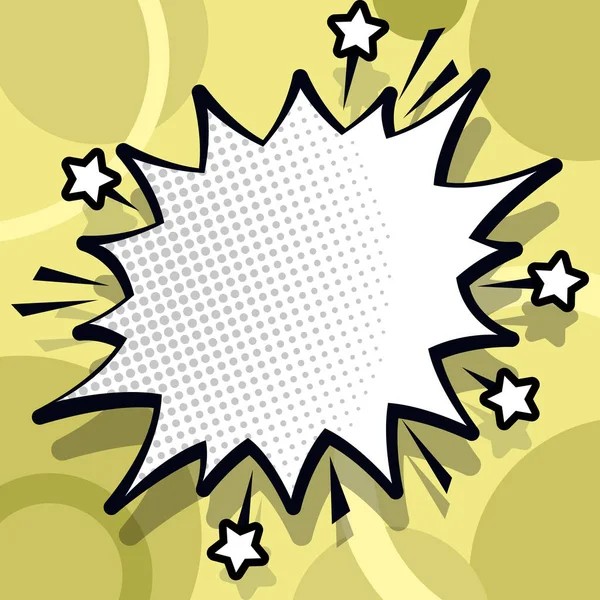 Speech Bubble With Copy Space Over Background. Template Framework For Ads