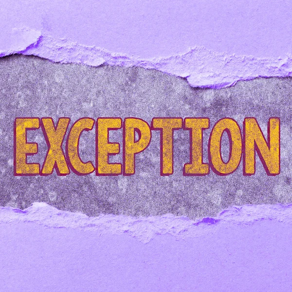 Exception Text Card Concept Background Stock Photo by ©dizain 567406352