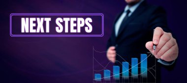 Metin Sonraki Adımlar yazılıyor, Mevcut bir planlama sonrasında yapılacak sürecin sayısı kavramının anlamı