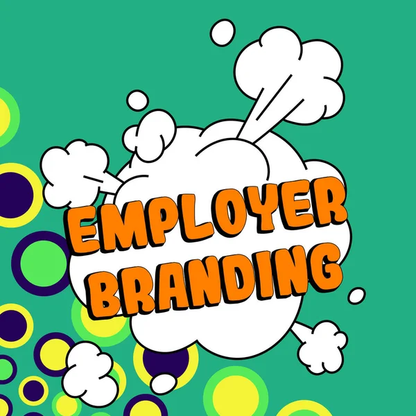 Inspiration Showing Sign Employer Branding Internet Concept Process Promoting Company — Foto Stock