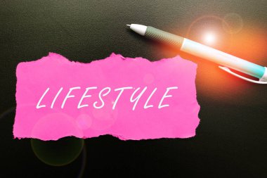 Bir bireyin, grubun ya da kültürün tipik yaşam biçimi için ilham kaynağı olan Yaşam Tarzı, Sözcük metni