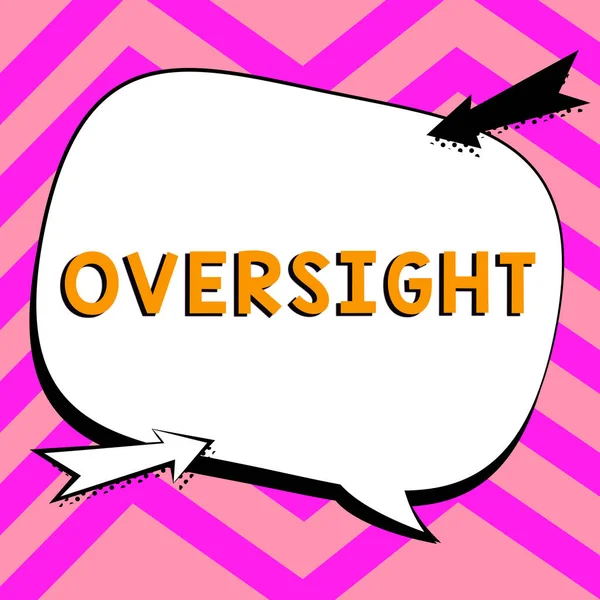Inspiration Showing Sign Oversight Word Watch Organize Job Make Certain — Stok Foto