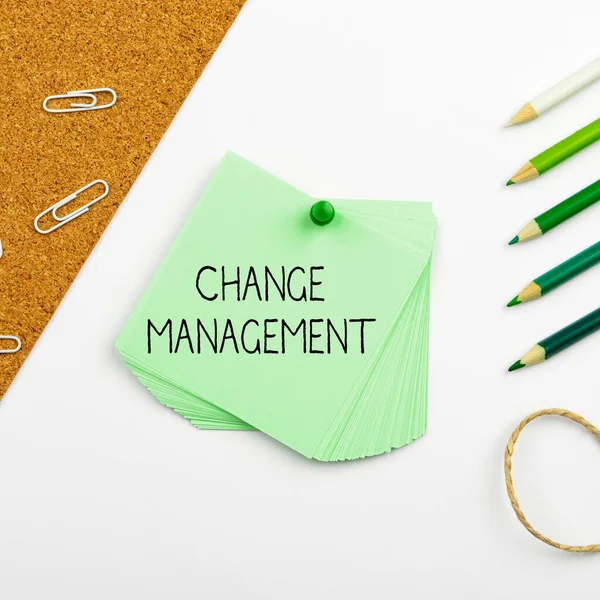 Teksten Weergeven Change Management Business Concept Vervanging Van Leiderschap Een — Stockfoto