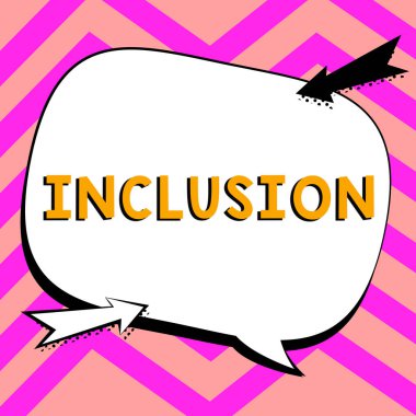 İşaret İndirme, Kavram, grup veya yapıya dahil olmak üzere eylem durumunu gösteren ilham