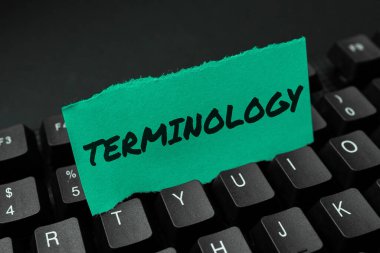 Metin Terminolojisi, özel teknik uygulamalarda kullanılan iş genel bakış terimleri yazılıyor