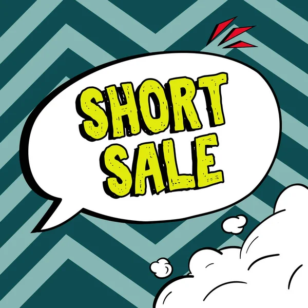 Text Sign Showing Short Sale Business Idea Home Offered Price — Stock fotografie