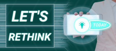 Metin yazma Yeniden Düşünme, İş Gösterisi Yeniden Düşünme Düşüncesi Yeniden Değerlendirmesi