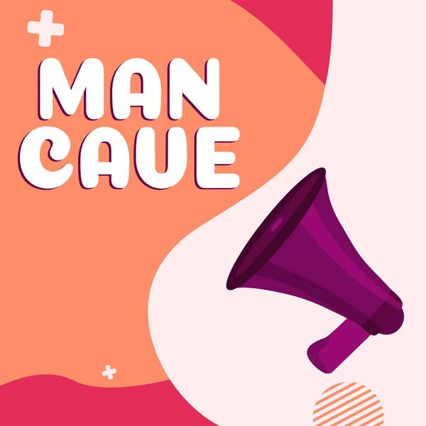 Tekst Met Inspiratie Man Cave Woord Geschreven Een Kamer Ruimte — Stockfoto