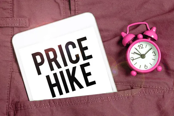 Inspiration Showing Sign Price Hike Conceptual Photo Sum Values Customer — 스톡 사진