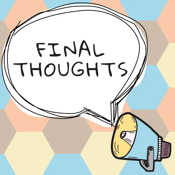 Concereptual Caption Final Thoughts Business Idea Conclusion Last Analysis Recommendations — 스톡 사진