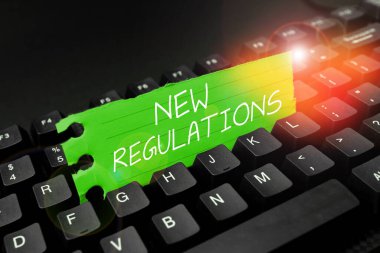 İlham veren yeni düzenlemeleri gösteren metin, İnternet Kavram Düzenlemesi genellikle kurallar tarafından kullanılan etkinliği kontrol eder.