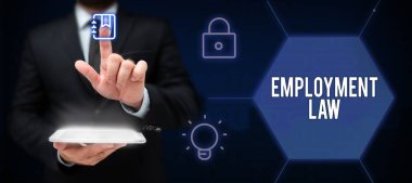 Text caption presenting Employment Law, Conceptual photo deals with legal rights and duties of employers and employees