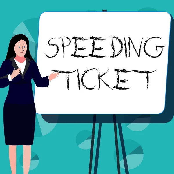 Pisanie Wyświetlania Tekstu Speed Ticket Internet Concept Test Psychologiczny Dla — Zdjęcie stockowe