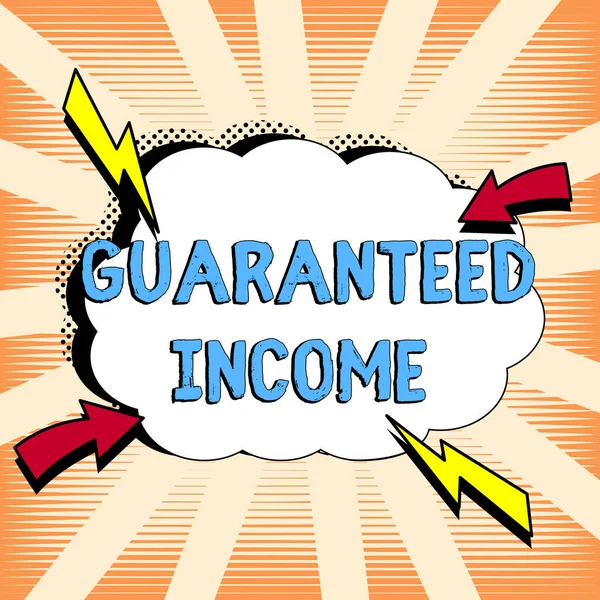 Conceptual Caption Guaranteed Income Business Idea Earnings Property Rental Other — Stockfoto
