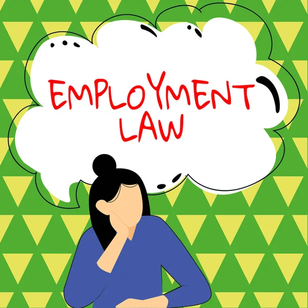 Writing displaying text Employment Law, Conceptual photo deals with legal rights and duties of employers and employees