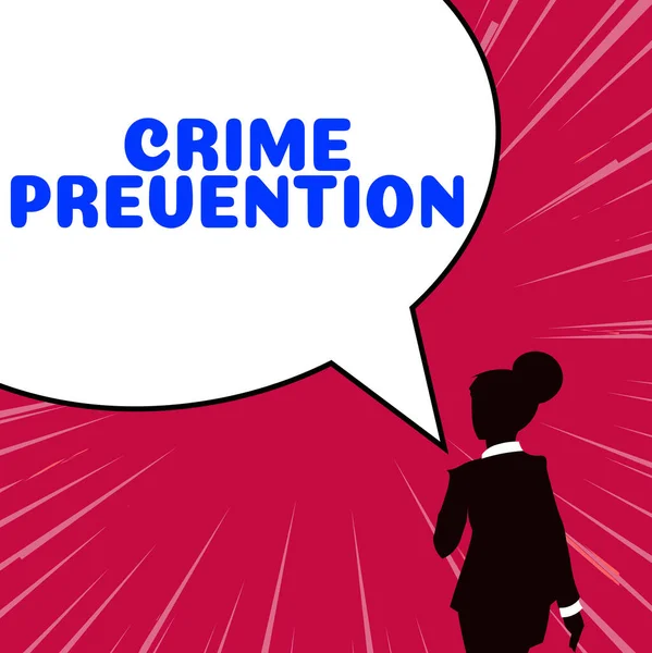 Conceptual Caption Crime Prevention Internet Concept Federal Offense Actions Illegal — Foto de Stock