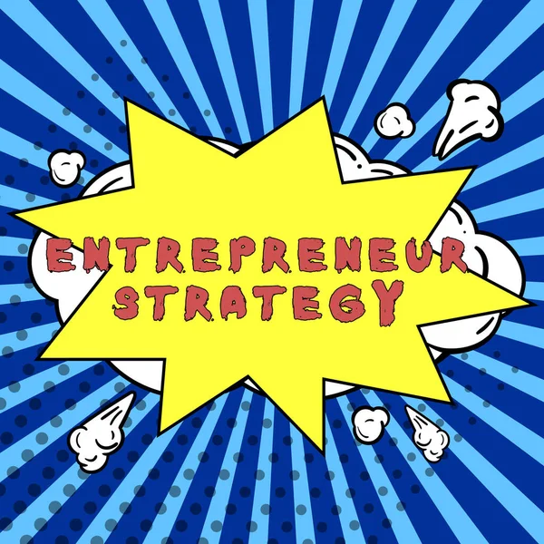 Kézírás Szöveg Vállalkozói Stratégia Üzleti Áttekintés Termelő Egy Vállalaton Belül — Stock Fotó