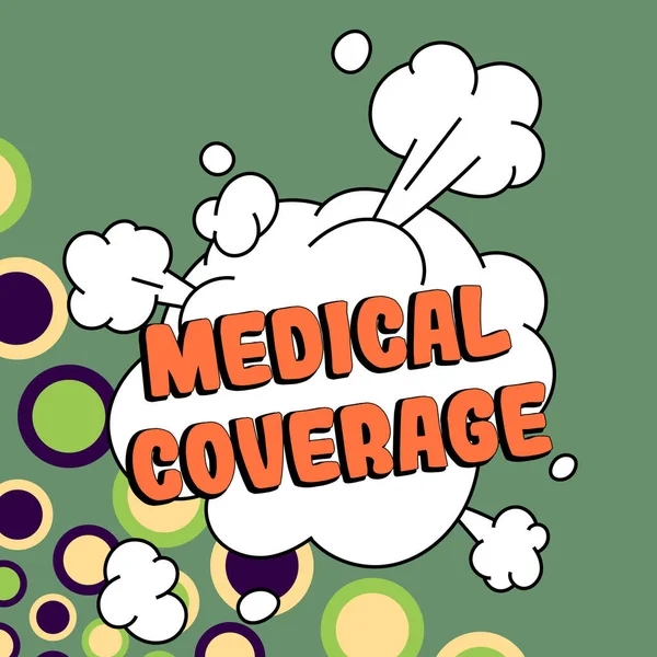 Inspiration Showing Sign Medical Coverage Internet Concept Inclusion Scope Insurance — Stockfoto
