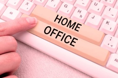 Writing displaying text Home Office, Internet Concept space designated in a persons residence for official business