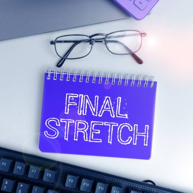 Kavramsal başlık Son Esneme, Kavramsal Fotoğraf Son Bacak Kapanış Yuvarlak Son Sahne Finali