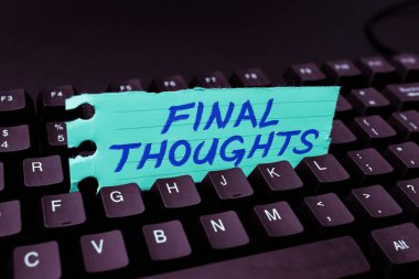 El yazısı imzası Son Düşünceler, İş Konsepti Sonuç Son Analiz Önerileri Fikir Finali