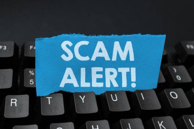 İlham Sahtekarlığı Alarmı, iş yaklaşımını gösteren metin birini entrika ya da dolandırıcılık ihbarı konusunda uyarıyor.