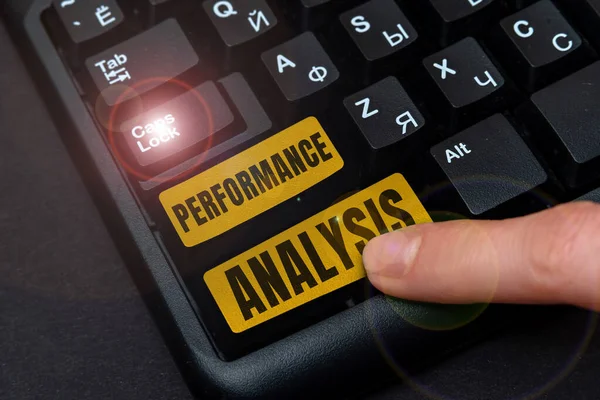 Koncepční Displej Performance Analysis Business Overview Prezentace Divadelního Koncertu Nebo — Stock fotografie