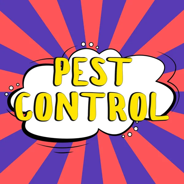 Conceptual Caption Pest Control Business Showcase Killing Destructive Insects Attacks — Stockfoto