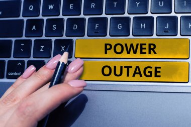 Text caption presenting Power Outage, Word for The ability to influence peers for attaining the goals