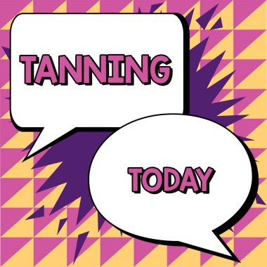 Writing displaying text Tanning, Business concept a natural darkening of the scin tissues after exposure to the sun