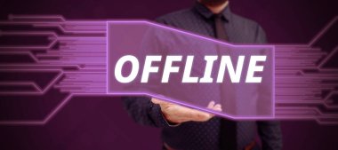 Çevrimdışı sunulan metin başlığı, Bir bilgisayara veya harici ağa doğrudan bağlı olmayan sözcük