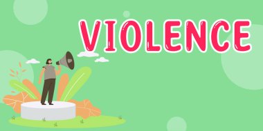 İlham veren metinler şiddet, iş konsepti fiziksel güç kullanımı zarar vermek, zarar vermek, zarar vermek veya yok etmek için