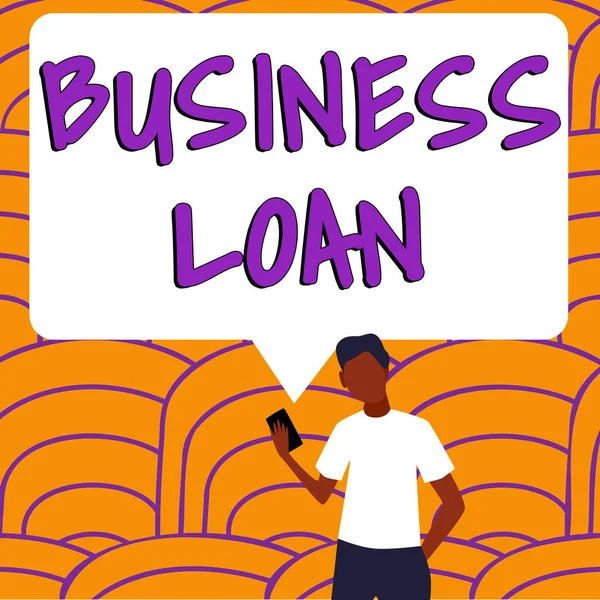 Writing Displaying Text Business Loan Business Approach Credit Mortgage Financial — Stockfoto