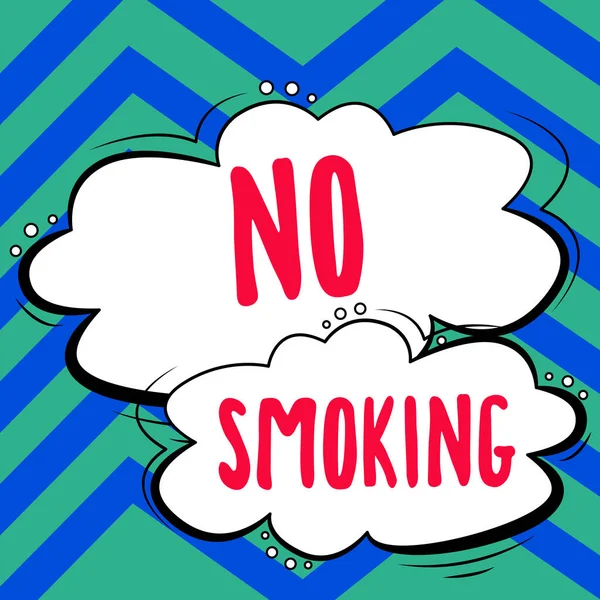 Texto Mostrando Inspiração Smoking Visão Geral Negócios Usando Tabaco Proibido — Fotografia de Stock