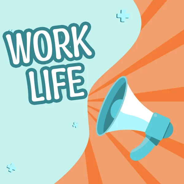 Tekst Pokazujący Inspirację Praca Życie Biznes Podejście Codzienne Zadanie Aby — Zdjęcie stockowe
