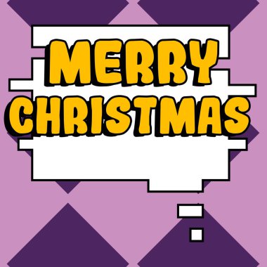 Text showing inspiration Merry Christmas, Conceptual photo annual tradition to celebrate the birth of Jesus Christ