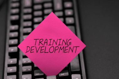 Conceptual display Training Development, Business idea Learn and Expand skills and knowledge Program