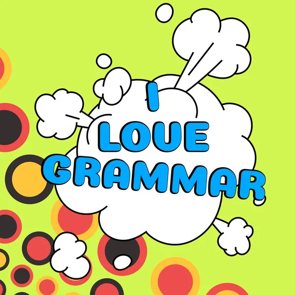 Text Som Visar Inspiration Love Grammatik Business Concept Act Admiring — Stockfoto