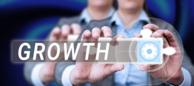 El yazısı metni büyümesi, iş fikri süreci boyut ve meyve suyu artışı yaşlanma