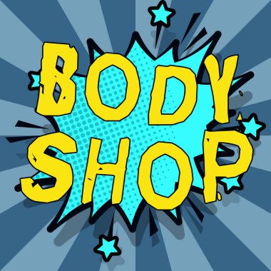 Tabelacı dükkanını, iş yerini gösteren bir ilham kaynağı. Otomotiv cesetlerinin yapıldığı ya da tamir edildiği bir dükkan.