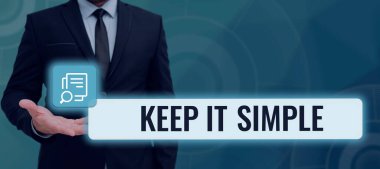 Metin gösterme yazımı Basit ve İş Konseptini Çevrede savrulması kolay Genel terminoloji