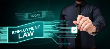 İlham veren İstihdam Hukuku, İşveren ve çalışanların yasal hakları ve görevleriyle ilgili sözcükleri gösteren metin