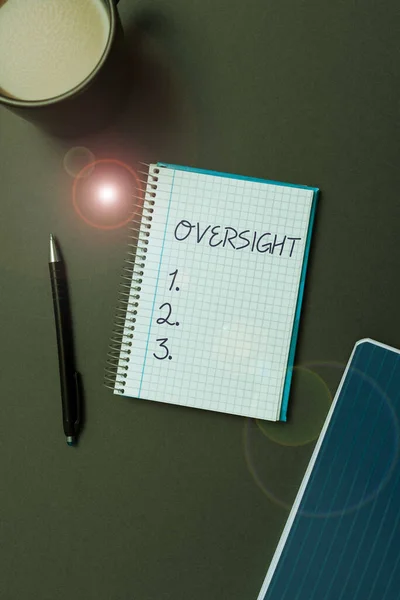 Inspiration Showing Sign Oversight Internet Concept Watch Organize Job Make — Stock Photo, Image