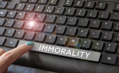 Kavramsal ahlâksızlık, ahlâksızlık ya da ahlâksızlık için kullanılan sözcük.