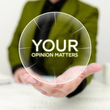 Değerli bir veri girişi sağlamak için fikirlerinizi ve iş yaklaşımınızı gösteren metin işareti