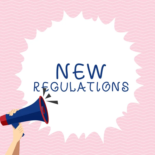 Bildunterschrift Neue Regulierungen Geschäftsmodell Regulierung Die Die Üblicherweise Von Regeln — Stockfoto