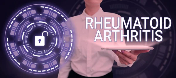Inspiration Showing Sign Rheumatoid Arthritis Business Approach Autoimmune Disease Can — Foto de Stock