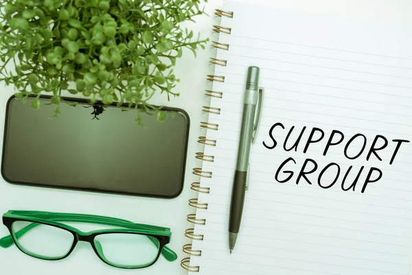 Text Showing Inspiration Support Group Business Approach Number People Involved — Stockfoto