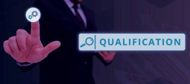 Belirli bir işi yapmak için resmi izin ve sertifika gösterme belgesini imzalayın